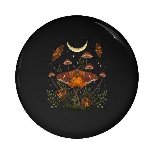 Autumn Light Underwings Pin Buttons