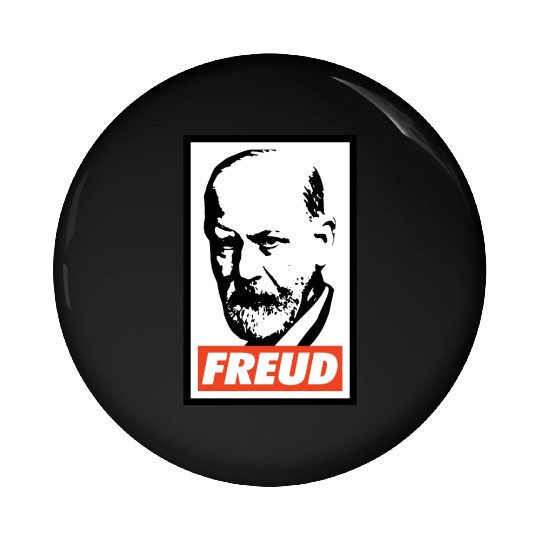 Sigmund Freud Pin Buttons