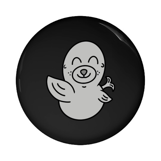 Cute Baby Sea Lion Pin Buttons