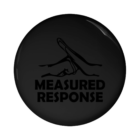 Measured Response dark green Pin Buttons