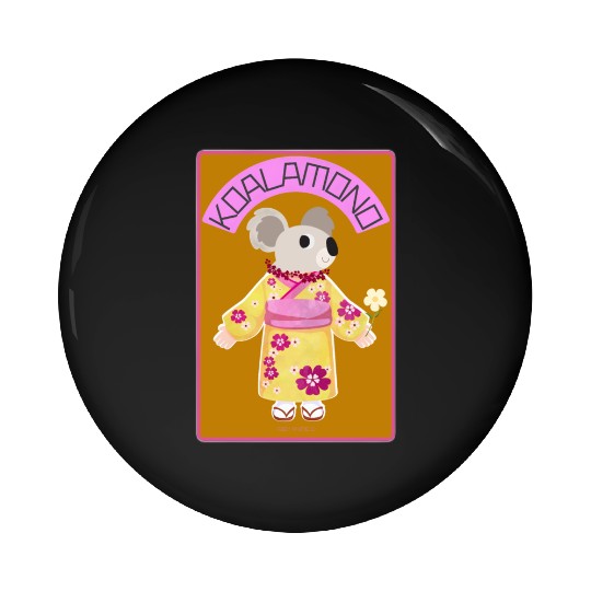 Fun Cute Koalamono (Kimono Hero) By Abby Anime(c) Pin Buttons