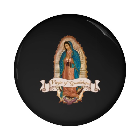 Lady Virgin of Guadalupe Virgen De Guadalupe Pin Buttons