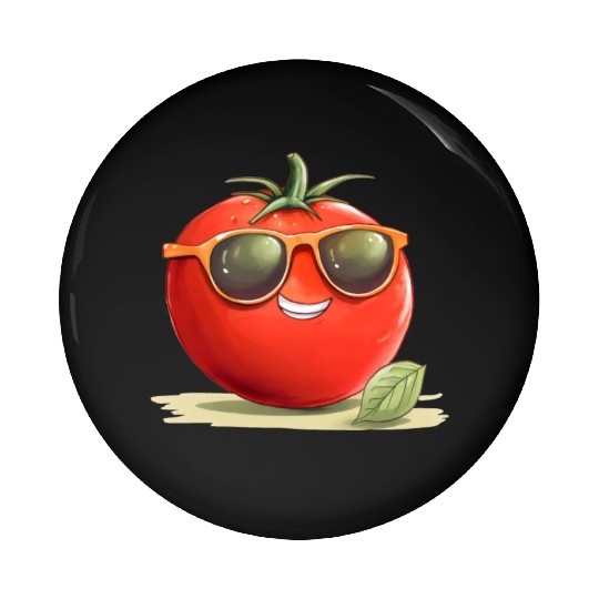 Tomato Gardening Gardener Vegan Fruit Vegetable Pin Buttons
