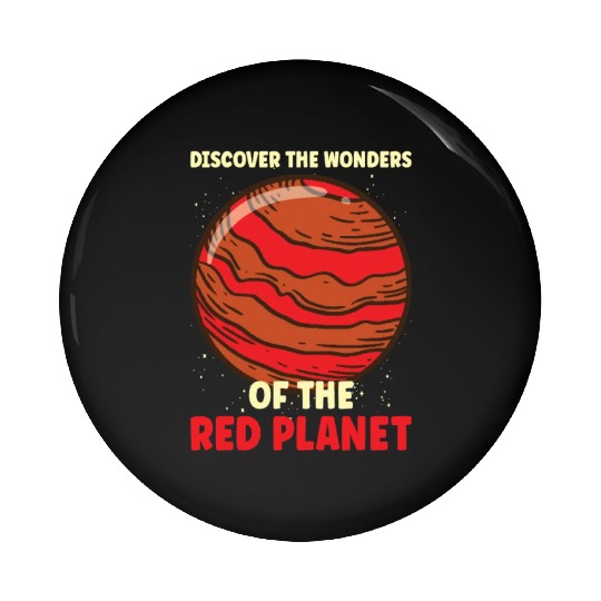 Mars Explore Astronaut Astronomy Solar System Pin Buttons