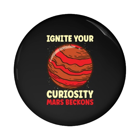 Mars Explore Astronaut Astronomy Solar System Pin Buttons