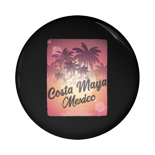 Costa Maya Mexico Pin Buttons