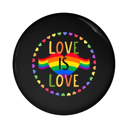Love is Love - Pride Design - LGBT Pin Buttons