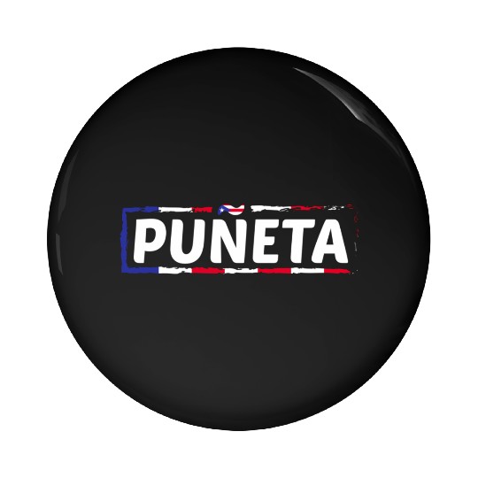 Patriotic Puerto Rico Puneta Flag Pin Buttons