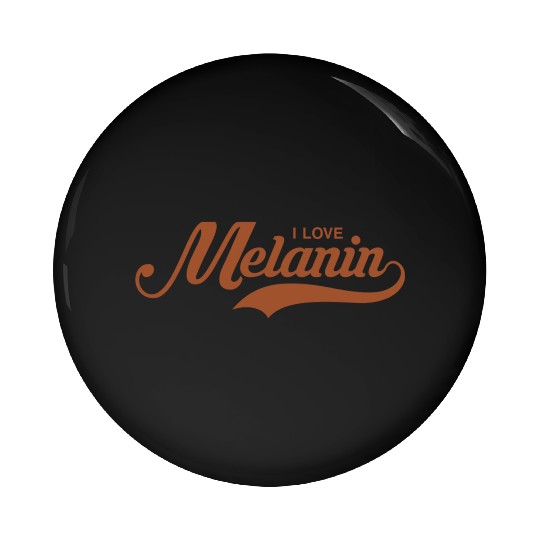 I Love Melanin Black Woman African American Black Pin Buttons