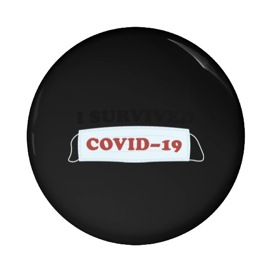 I SURVIVED COVID19 green Pin Buttons