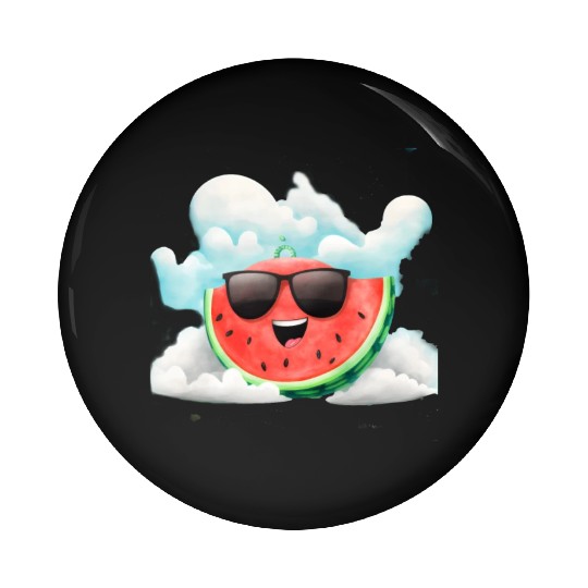 Cute Watermelon Party Summer Melon Fruit Pin Buttons