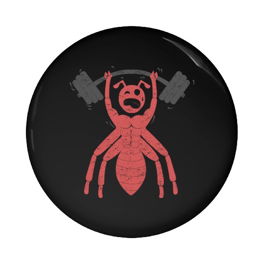Gym Workout Ant Pin Buttons