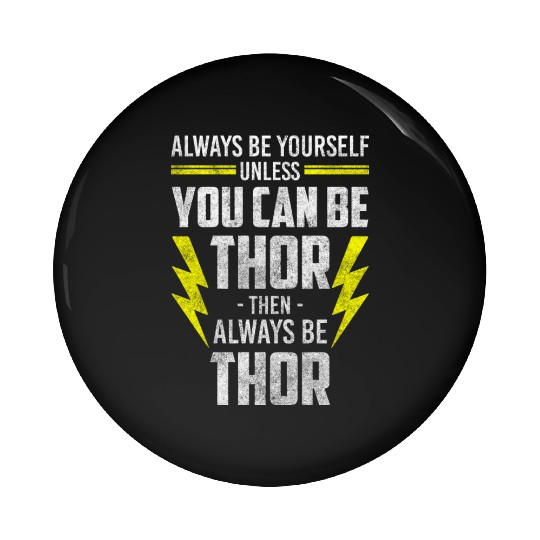 Thor Valhalla God Celtic Pin Buttons