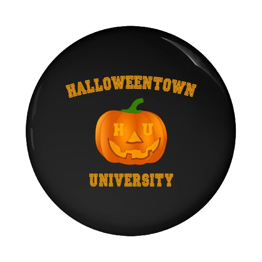 Halloweentown University Pumpkin For Treat Or Tric Pin Buttons