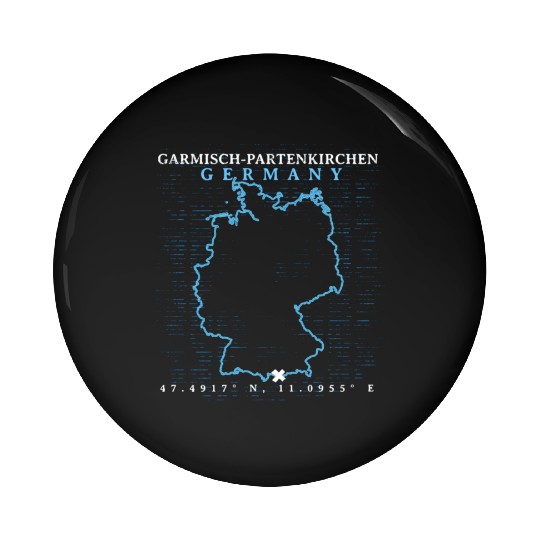 Germany Garmisch-Partenkirchen Pin Buttons
