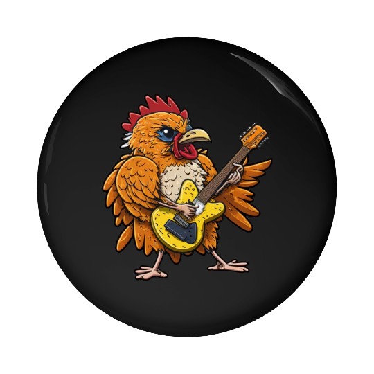 Groovy Cheese: Strumming to Cheesy Melodies Pin Buttons