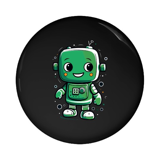 baby robot Pin Buttons