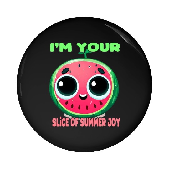 Watermelon summer joy Pin Buttons
