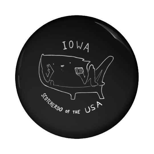 Iowa scotcheroos of the USA Pin Buttons