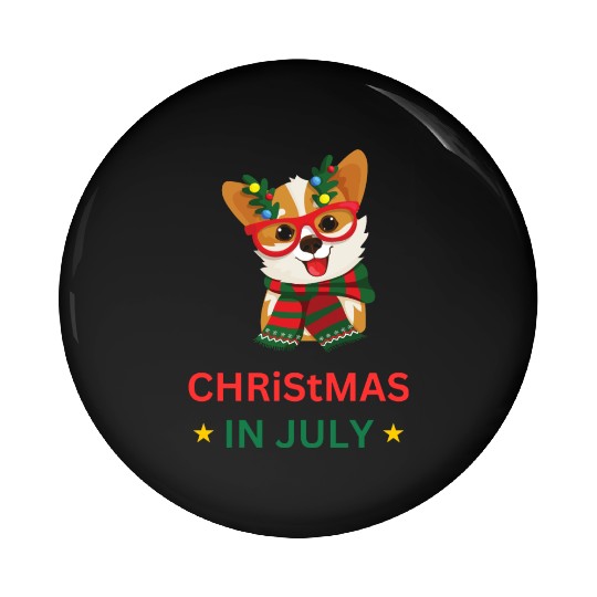 Christmas In July Pin Buttons