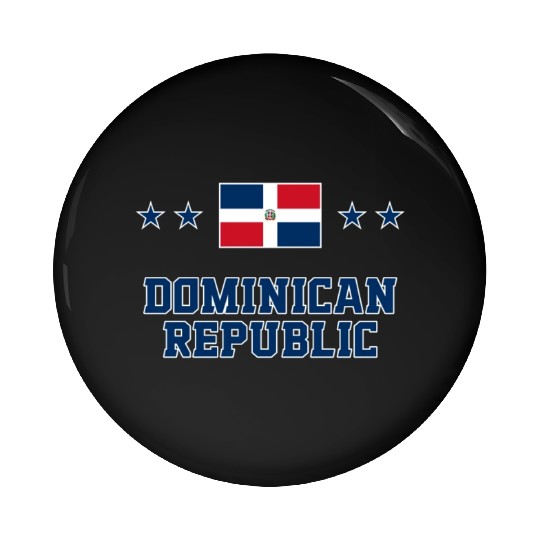 Dominican Republic Pin Buttons