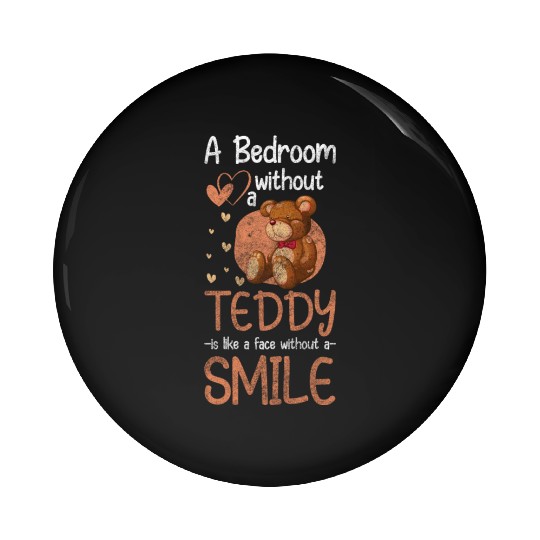 Teddy Bear Sweet Cuddly Pin Buttons