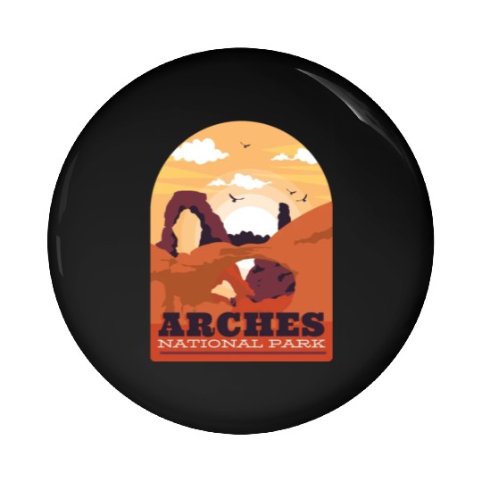 Arches National Park Pin Buttons