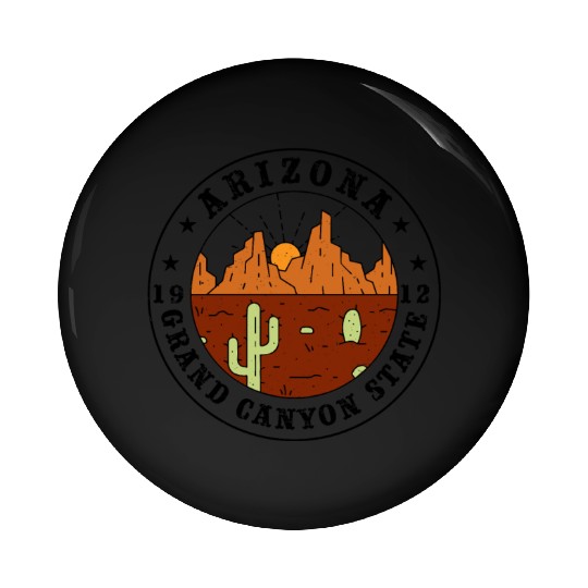 Arizonna Grand canyon state 1912 sunset land Pin Buttons