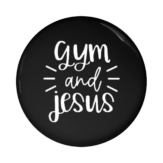 Gym And Jesus Workout Sport Cute Gym Gym Positive Pin Buttons