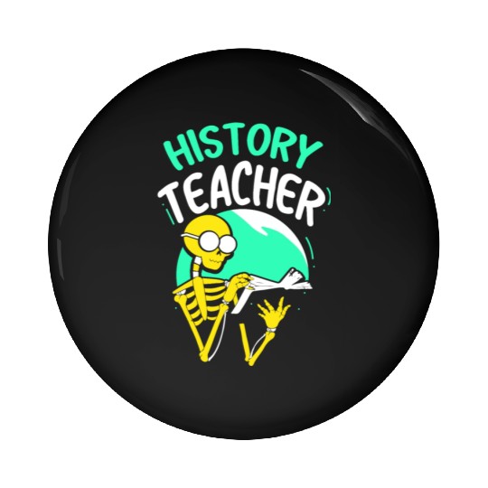 History Teacher Job Historic Historian Pin Buttons