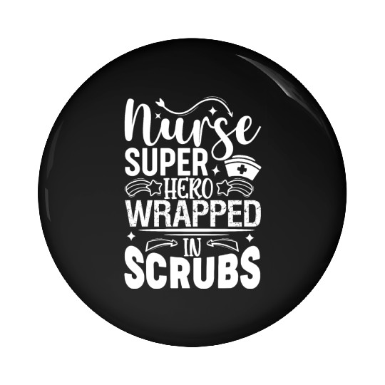 Nurse Wear Scrubs Nursing Cute Medical Nurse Pin Buttons