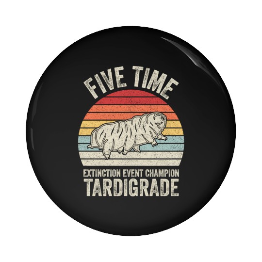 Microbiology Biologist Tardigrade Pin Buttons