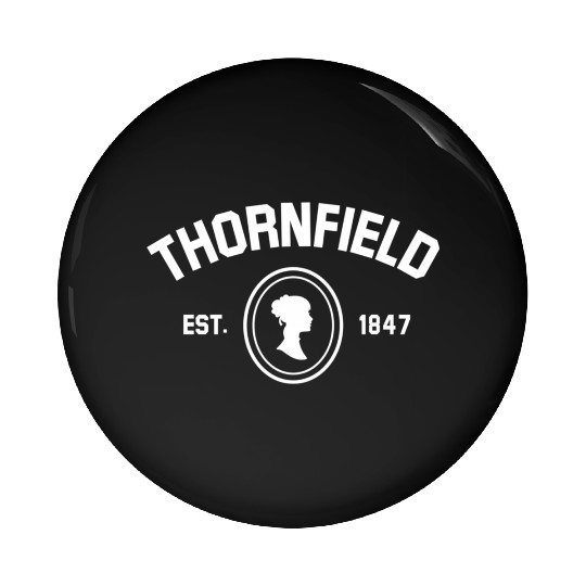 Jane Eyre Charlotte Bronte Thornfield 1847 - Book Pin Buttons