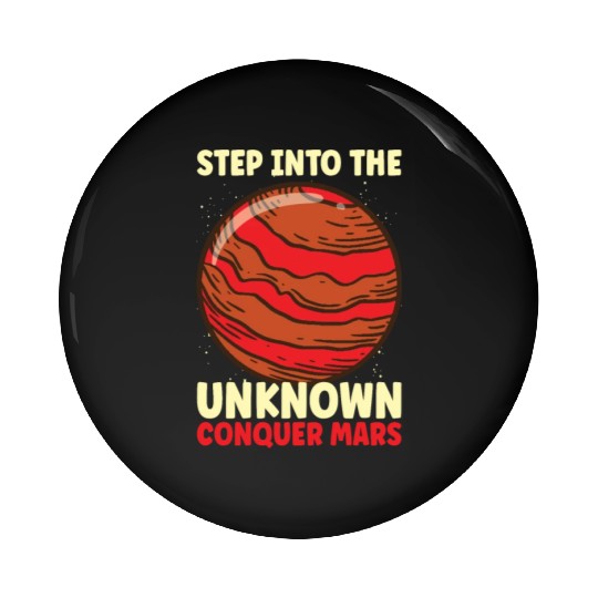 Mars Explore Astronaut Astronomy Solar System Pin Buttons
