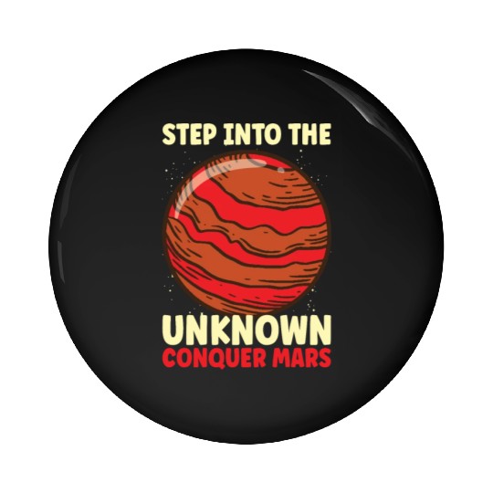 Mars Explore Astronaut Astronomy Solar System Pin Buttons