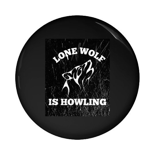 LONE WOLF Pin Buttons