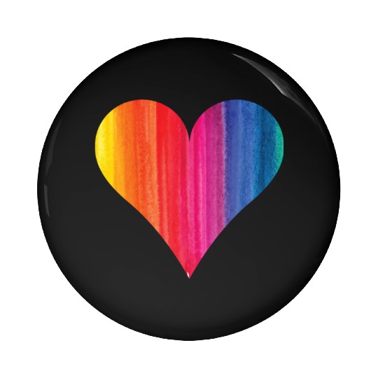 Rainbow Heart Lgbtq Gay Gay Pin Buttons
