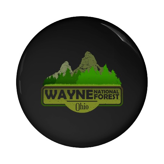 Wayne National Forest Ohio USA Pin Buttons