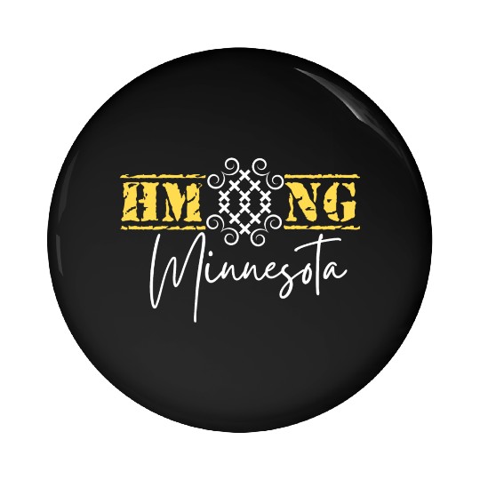 Hmong Minnesota Pin Buttons
