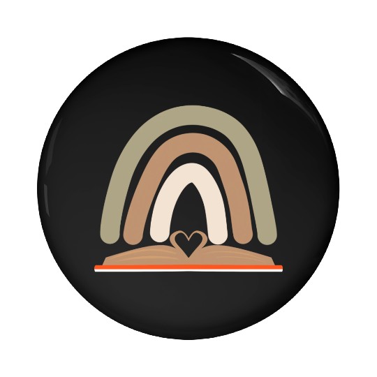 book aesthetic Pin Buttons