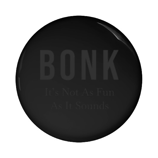 High School Running Pin Buttons, XC Run Bonk, Unisex's