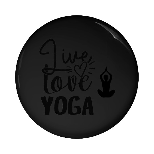 Live Love Yoga Pin Buttons