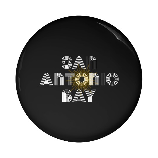 Ibiza San Antonio Bay Pin Buttons