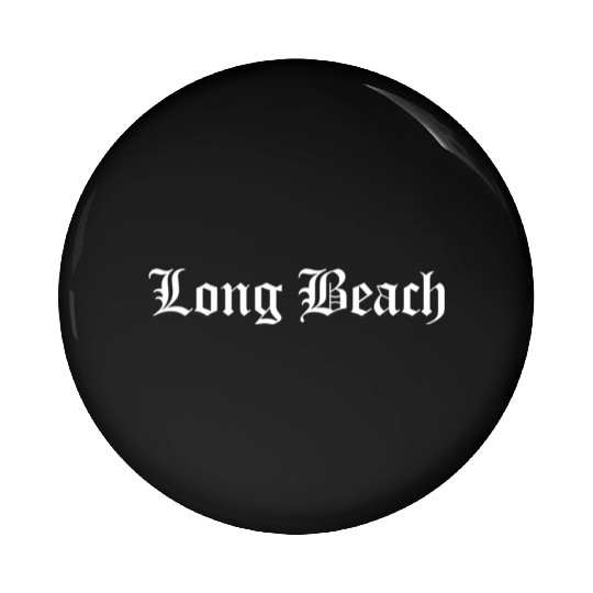 Long Beach Old English Rap Hip Hop Music Pin Buttons