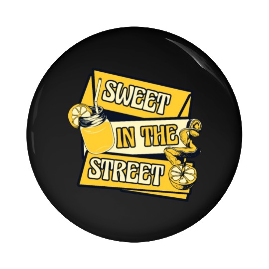 Sweet In The Street Lemon Juice Business Lemonade Pin Buttons