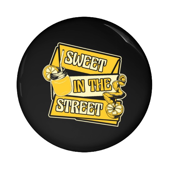 Sweet In The Street Lemon Juice Business Lemonade Pin Buttons