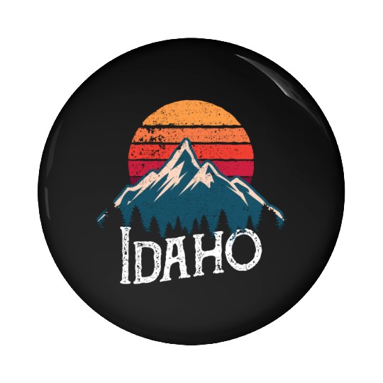 Idaho Id Moains Outdoor Wildness Pin Buttons