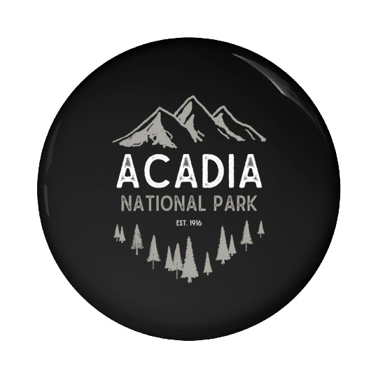 Acadia National Park Est 1916 Maine Pin Buttons