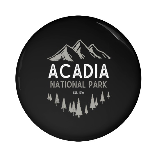 Acadia National Park Est 1916 Maine Pin Buttons