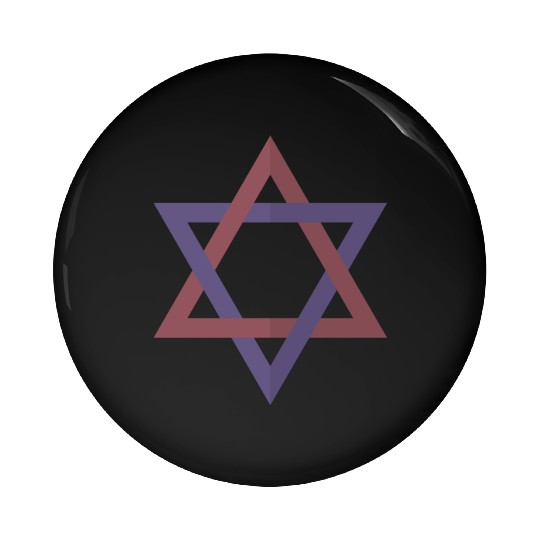 Star Of David Pin Buttons